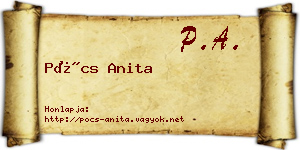 Pócs Anita névjegykártya