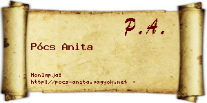 Pócs Anita névjegykártya